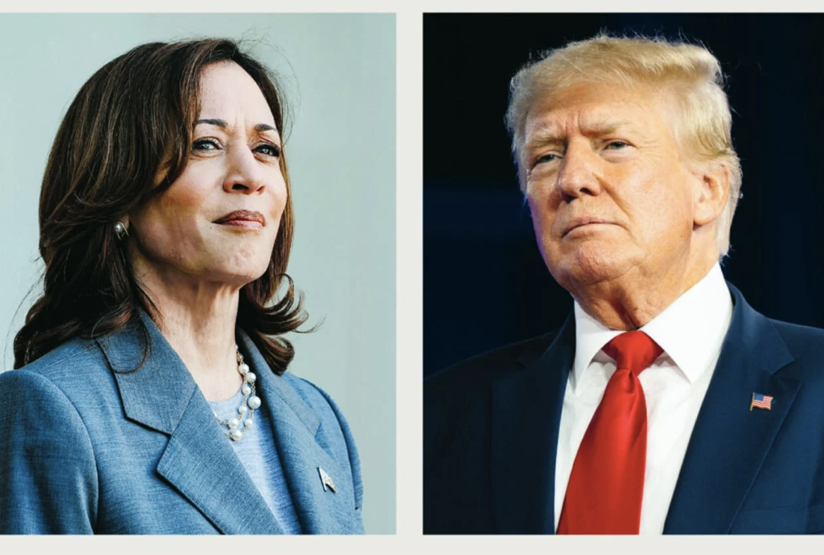 Khảo sát của Fox News: Ông Trump dẫn bà Harris một điểm phần trăm